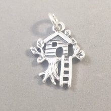 Load image into Gallery viewer, TREE HOUSE .925 Sterling Silver Charm Pendant Fort Ladder  925 hm02