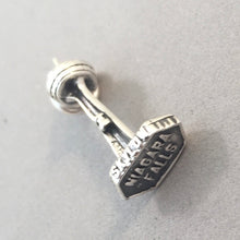 Load image into Gallery viewer, SKYLON TOWER .925 Sterling Silver Charm Pendant Niagara Falls Souvenir Travel Places Canada tc11