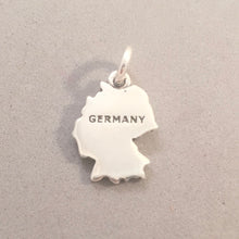 Load image into Gallery viewer, GERMANY MAP .925 Sterling Silver Charm Pendant Europe Berlin Munich Hamburg Koln Cologne Country Souvenir ct18-ge