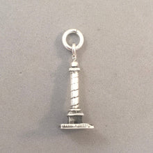 Load image into Gallery viewer, PLACE VENDOME .925 Sterling Silver 3-D Charm Pendant Paris France Landmark Column Travel Souvenir tf20