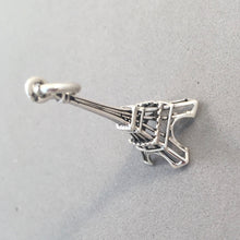 Load image into Gallery viewer, EIFFEL TOWER Thin 925 Sterling Silver 3-D Charm Pendant Paris France Souvenir tf01