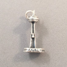 Load image into Gallery viewer, SKYLON TOWER .925 Sterling Silver Charm Pendant Niagara Falls Souvenir Travel Places Canada tc11