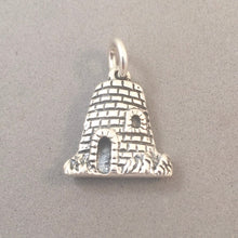 Load image into Gallery viewer, SUGAR MILL .925 Sterling Silver Charm Pendant US Virgin Islands Caribbean Barbados Stone Hut Ireland Souvenir TR20