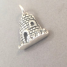 Load image into Gallery viewer, SUGAR MILL .925 Sterling Silver Charm Pendant US Virgin Islands Caribbean Barbados Stone Hut Ireland Souvenir TR20