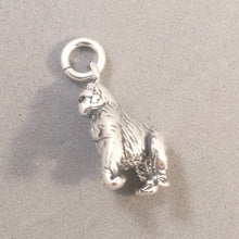 Load image into Gallery viewer, APE/GORILLA .925 Sterling Silver 3-D Charm Pendant Figural Monkey Jungle Africa Asia AZ04