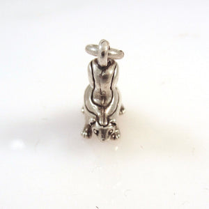 SKUNK .925 Sterling Silver 3-D Charm Pendant Animal tail Up Spaying FF01