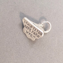 Load image into Gallery viewer, GRAND TETON 3-D .925 Sterling Silver Charm Small Pendant National Park Mountains Wyoming pm43