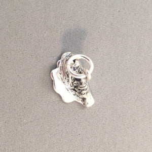 GRAND TETON 3-D .925 Sterling Silver Charm Small Pendant National Park Mountains Wyoming pm43