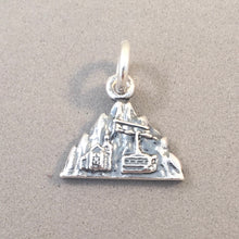 Load image into Gallery viewer, CHAMONIX .925 Sterling Silver Charm Pendant France French Alps Mont Blanc Aiguille du Midi Souvenir tf29