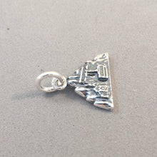 Load image into Gallery viewer, CHAMONIX .925 Sterling Silver Charm Pendant France French Alps Mont Blanc Aiguille du Midi Souvenir tf29