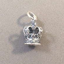 Load image into Gallery viewer, ROYAL CROWN .925 Serling Silver Charm Pendant Queen King Sovereign Royalty England London DU15