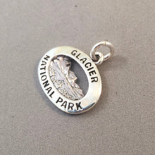 Load image into Gallery viewer, GLACIER NATIONAL PARK .925 Sterling Silver Charm Pendant Montana Lake McDonald Souvenir np54