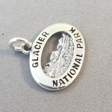 Load image into Gallery viewer, GLACIER NATIONAL PARK .925 Sterling Silver Charm Pendant Montana Lake McDonald Souvenir np54