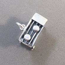 Load image into Gallery viewer, BARBECUE GRILL .925 Sterling Silver 3-D Charm Pendant BBQ Cook out Burgers Hamburgers HM08