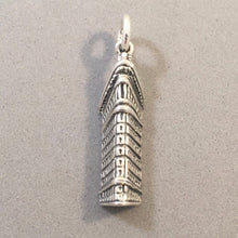 Load image into Gallery viewer, FLATIRON BUILDING .925 Sterling Silver Charm Pendant Landmark New York City Fuller Manhattan TY18