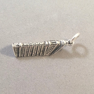 FLATIRON BUILDING .925 Sterling Silver Charm Pendant Landmark New York City Fuller Manhattan TY18