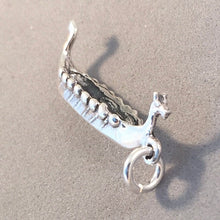 Load image into Gallery viewer, DRAGON BOAT .925 Sterling Silver Charm Pendant Viking Ship Scandinavia Chinese Festival Race ta33