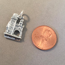 Load image into Gallery viewer, ROTHENBURG .925 Sterling Silver 3-D Charm Pendant Europe Germany Bavaria Medieval tg23