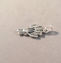 Load image into Gallery viewer, WHEAT BARLEY or RYE .925 Sterling Silver Charm Pendant Grain Farm Crop ga28