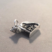 Load image into Gallery viewer, ROMULUS &amp; REMUS .925 Sterling Silver 3-D Charm Pendant Statue Europe Rome Italy  Souvenir ti35