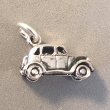 Load image into Gallery viewer, LONDON TAXI .925 Sterling Silver 3-D Charm Pendant Black Cab Hackney Carriage Hack UK England Car  TB43