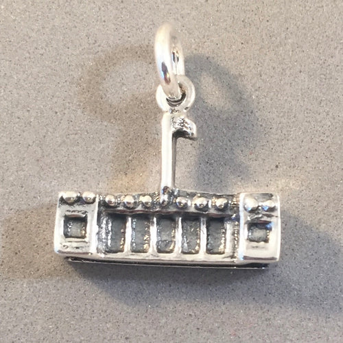 PALACE OF GOVERNORS .925 Sterling Silver Charm Pendant Santa Fe New Mexico Historic District tw10