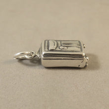 Load image into Gallery viewer, SUITCASE .925 Sterling Silver Charm Pendant Rolling Wheeled Bag Tourist Travel Souvenir hm21