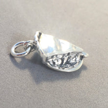 Load image into Gallery viewer, PIE SLICE .925 Sterling Silver 3-D Charm Pendant Dessert Sweets Apple Cherry Food Kitchen Baking kt69