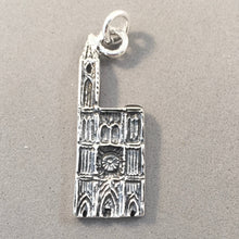 Load image into Gallery viewer, STRASBOURG CATHEDRAL .925 Sterling Silver Charm Pendant Alsace France Landmark Travel Souvenir tf35