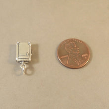 Load image into Gallery viewer, SUITCASE .925 Sterling Silver Charm Pendant Rolling Wheeled Bag Tourist Travel Souvenir hm21