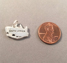 Load image into Gallery viewer, South Africa SAFARI ANIMALS .925 Sterling Silver Charm Pendant Kgalagadi Addo Kruger National Park Travel Souvenir tz06