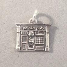 Load image into Gallery viewer, YE OLD PUB .925 Sterling Silver Charm Pendant Dublin Belfast Ireland Europe Irish Bar Travel Souvenir tb17