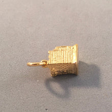 Load image into Gallery viewer, BLARNEY CASTLE Gold Plated .925 Sterling Silver Charm Pendant Ireland Blarney Stone Cork Europe Landmark Travel tb05g