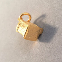 Load image into Gallery viewer, BLARNEY CASTLE Gold Plated .925 Sterling Silver Charm Pendant Ireland Blarney Stone Cork Europe Landmark Travel tb05g