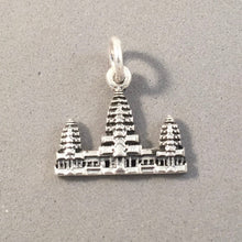 Load image into Gallery viewer, ANGKOR WAT Temple Close-up .925 Sterling Silver Charm Pendant Cambodia Siem Reap Southeast Asia  ta30