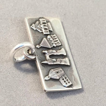 Load image into Gallery viewer, AMALFI COAST .925 Sterling Silver Charm Pendant Positano Borgodi Furore Ravello Italy Europe Landmark Travel Souvenir ti39