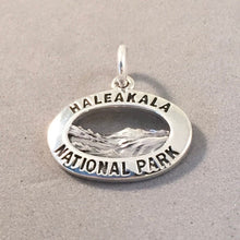 Load image into Gallery viewer, HALEAKALA National Park .925 Sterling Silver Charm Pendant Enamel Maui Hawaiian Islands Souvenir np40