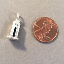 Load image into Gallery viewer, JAMESTOWN Old Church Tower .925 Sterling Silver 3-D Charm Pendant Historic Virginia Travel Souvenir tu49