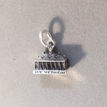 Load image into Gallery viewer, MOUNT VERNON .925 Sterling Silver Charm Pendant Landmark George Washington Home DC Travel tu47