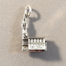 Load image into Gallery viewer, OLD NORTH CHURCH .925 Sterling Silver 3-D Charm Pendant Boston Massachusetts tu51