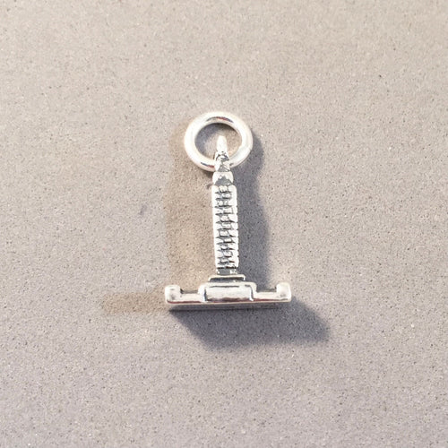 GETTYSBURG Eternal Light Peace Memorial .925 Sterling Silver Charm Pendant National Historic Park Pennsylvania Travel TU48