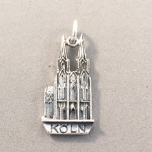 Load image into Gallery viewer, KOLN CATHEDRAL .925 Sterling Silver Charm Pendant Double Sided Europe Germany Cologne Church tg17