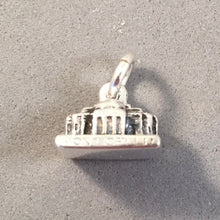 Load image into Gallery viewer, MONTICELLO .925 Sterling Silver 3-D Charm Pendant Thomas Jefferson Plantation Virginia Home Landmark Travel tu46