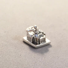 Load image into Gallery viewer, MONTICELLO .925 Sterling Silver 3-D Charm Pendant Thomas Jefferson Plantation Virginia Home Landmark Travel tu46