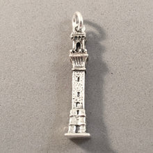 Load image into Gallery viewer, PILGRIM MONUMENT .925 Sterling Silver Charm Pendant Provincetown Massachusetts Cape Cod Tower Souvenir Tourist tu44