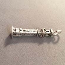 Load image into Gallery viewer, PILGRIM MONUMENT .925 Sterling Silver Charm Pendant Provincetown Massachusetts Cape Cod Tower Souvenir Tourist tu44