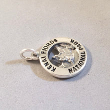 Load image into Gallery viewer, KENAI FJORDS National Park .925 Sterling Silver Charm Pendant Alaska Souvenir np28