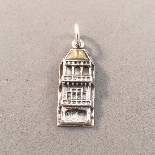 INNSBRUCK GOLDEN ROOF .925 Sterling Silver Charm Pendant Goldenes Dachl Austria Souvenir Europe ts01