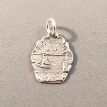 Load image into Gallery viewer, GREAT SALT LAKE .925 Sterling Silver Charm Pendant City Utah Souvenir tw12