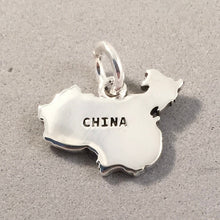 Load image into Gallery viewer, CHINA MAP .925 Sterling Silver Charm Pendant Country Beijing Shanghai Asia Souvenir ct18-CH